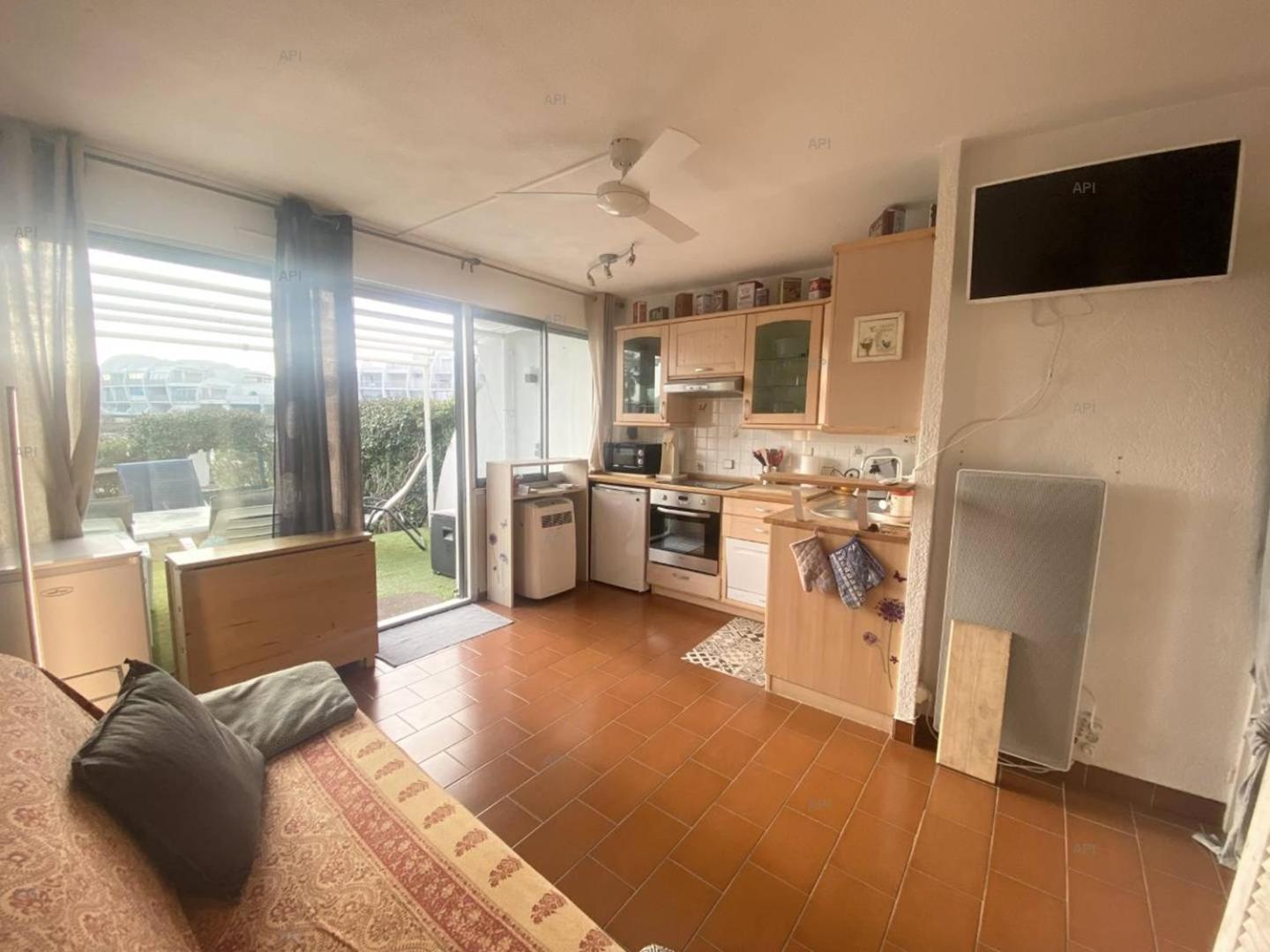 As22947-Studio Cabine Residence Direct Sur Plage ル・グロー・デュ・ロワ エクステリア 写真